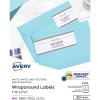 Labels|Avery Print-to-the-Edge Laser/Inkjet Wraparound Labels, 7.85" x 1.75", Textured White, 50/Pack (22838)