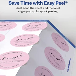 Labels|Avery Print-to-the-Edge Laser/Inkjet Square Labels, 2