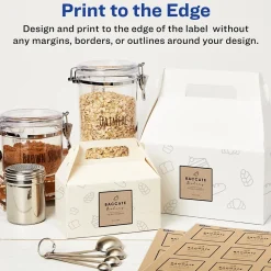 Labels|Avery Print-to-the-Edge Laser/Inkjet Square Labels, 2