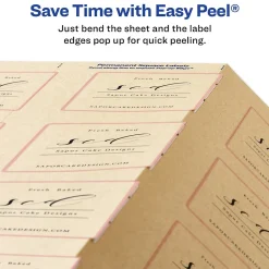 Labels|Avery Print-to-the-Edge Laser/Inkjet Square Labels, 2