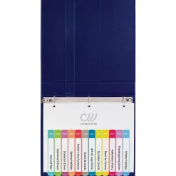 Dividers|Avery Ready Index Table of Contents Paper Dividers, 1-12 Tabs, Contemporary Multicolor (11847)