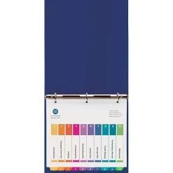 Dividers|Avery Ready Index Table of Contents Extra-Wide Paper Dividers, 1-10 Tab, Multicolor (11165)