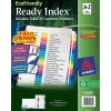 Dividers|Avery Ready Index Table of Contents EcoFriendly Paper Dividers, A-Z Tabs, Multicolor (11085)