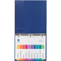 Dividers|Avery Ready Index Table of Contents EcoFriendly Paper Dividers, 1-10 Tabs, Multicolor, 3 Sets/Pack (11082)