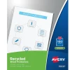 Sheet Protectors|Avery Recycled Economy Weight Sheet Protectors, 8-1/2" x 11", Semi-Clear, 100/Box (75537)