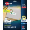 Discount Avery Repositionable Inkjet Address Labels, 1" x 2-5/8", White, 750 Labels/Pack (58160)
