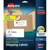 Avery Repositionable Inkjet Shipping Labels, 2" x 4", White, 250 Labels/Pack (58163)