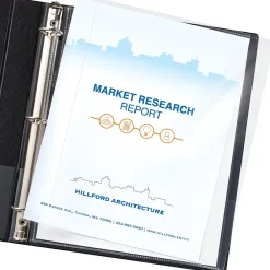 Sheet Protectors|Avery Side Insert Sheet Protectors, Diamond Clear, 25/Pack (15935-CC/76001)