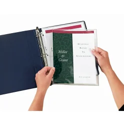 Sheet Protectors|Avery Side Insert Sheet Protectors, Diamond Clear, 25/Pack (15935-CC/76001)