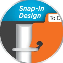 Dividers|Avery Snap-In File Folder Divider, Assorted Colors, 5 Dividers per Set (24909)