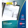 Sheet Protectors|Avery Snap-In Heavyweight Sheet Protectors, 8-1/2" x 11", Diamond Clear, 50/Box (78706)
