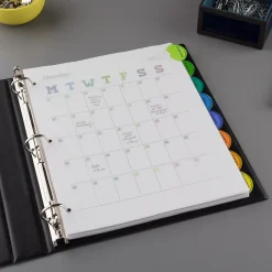 Dividers|Avery Style Edge Insertable Plastic Dividers, 8 Tab, Multicolor (11201)