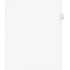 Dividers|Avery Style Individual Legal Divider, Tab F, 8.5" x 11", White, 25/Set (01406)