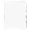 Dividers|Avery Style Numeric 51-75 Paper Dividers, 25 Tabs, White (01332)