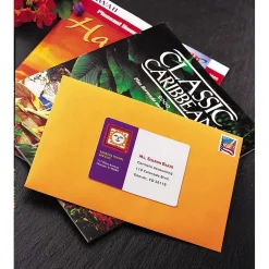 Clearance Avery Sure Feed Inkjet Shipping Labels, 3-1/3