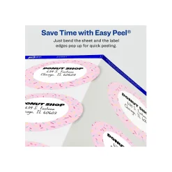 Labels|Avery Sure Feed Laser/Inkjet Round Labels, 3