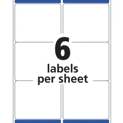 Labels|Avery Sure Feed Laser/Inkjet ID Labels, 3-1/3
