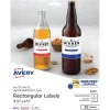 Labels|Avery Sure Feed Laser/Inkjet Durable Print-to-the-Edge Labels, 3.5" x 4.75", Satin White, 32 Labels/Pack (22827)