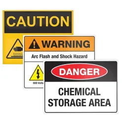 Labels|Avery Surface Safe Laser/Inkjet Label Safety Signs, 5" x 7", White, 30 Labels/Pack (61511)