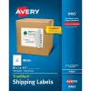 Hot Avery TrueBlock Inkjet Shipping Labels, 8-1/2" x 11", White, 100 Labels/Box (8465)