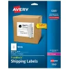Discount Avery TrueBlock Laser Shipping Labels, 8-1/2" x 11", White, 25 Labels/Pack (5265)