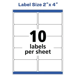 Online Avery TrueBlock Laser Shipping Labels, 2