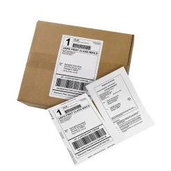 Best Avery TrueBlock Laser Shipping Labels with Paper Receipts, 5-1/16
