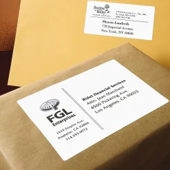 Outlet Avery TrueBlock Laser Shipping Labels, 3-1/2