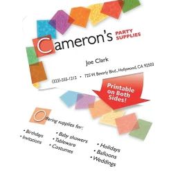 Business Cards*Avery Two-Side Rounded Corners Printable Clean Edge™ Business Cards, Inkjet, Matte White, 2" x 3 1/2", 160/Pk