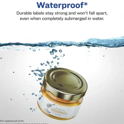 Labels|Avery Waterproof Laser/ Inkjet Wraparound Labels, 1.25