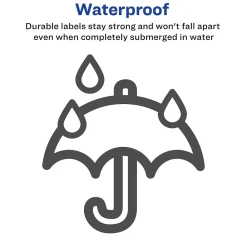 Best Avery Waterproof Laser Shipping Labels, 3-1/3" x 4", Matte White, 300 Labels/Box (5524)