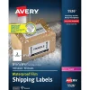 Discount Avery Waterproof Laser Shipping Labels, 5-1/2" x 8-1/2", Matte White, 100 Labels/Box (5526)