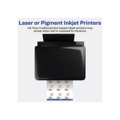 Labels|Avery Waterproof Laser/Pigment-Inkjet Square Labels, 2