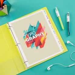 Dividers|Avery Write & Erase Paper Dividers, 8 Tabs, White, 24 Sets/Box (11507)