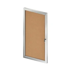 Bulletin*Azar Cork Enclosed Bulletin Board, 42.32" x 23.03" (300232)