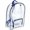 Large PVC Backpack, Clear, 2/Bundle (BOBBP131703BBN)<Bags of Bags Discount