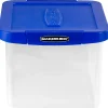 File Storage|Bankers Box® Bankers Box Heavy Duty Locking File Totes, Letter/Legal Size, Blue/Clear (0086201)