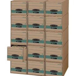 File Storage|Bankers Box® Bankers Box PREMIER File Storage Drawer, Black, 6/Carton (1231101)