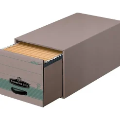 File Storage|Bankers Box® Bankers Box Stor/Drawer File Storage Drawer, White, 6/Carton (1231201)