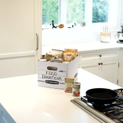 File Storage|Bankers Box® Bankers Box Stor/File 60% Recycled Corrugated File Box Lift Off Lid, Letter/Legal Size, White/Blue, 6/Pack (57036-04)