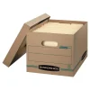 File Storage|Bankers Box® Bankers Box Stor/File 100% Recycled Corrugated File Storages Boxes, Lift-Off Lid, Letter/Legal Size, Brown, 12/Carton (1277601)