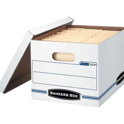 File Storage|Bankers Box® Stor/File™ Basic-Duty Storage Boxes, Letter/Legal, 5/PK (0070315)