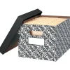 File Storage|Bankers Box® Bankers Box Stor/File Medium-Duty Storage Boxes, Letter/Legal, Brocade, 4/Carton (0022705)