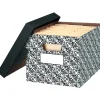 File Storage|Bankers Box® Stor/File Medium Duty Recycled FastFold Corrugated File Box with Lift Off lid, Letter/Legal Size, Brocade