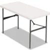 Folding Tables*Alera Banquet Folding Table, Rectangular, Radius Edge, 48 x 24 x 29, Platinum/Charcoal