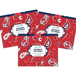 File Folders|Barker Creek Bandana Letter-Size File Folders, 36/Set (BC3916)