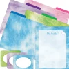 File Folders|Barker Creek Beautiful Chevron File Folder, 1/3-Cut Tab, Letter Size, Assorted, 107/Set (151)
