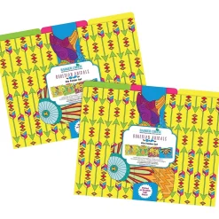 File Folders|Barker Creek Bohemian Animals File Folder, 1/3-Cut Tab, Letter Size, Assorted, 24/Set (4398)