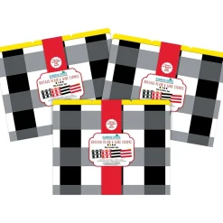 File Folders|Barker Creek Buffalo Plaid & Wide Stripes File Folder, 1/3-Cut Tab, Letter Size, Assorted, 36/Set (4397)