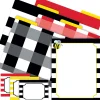 File Folders|Barker Creek Buffalo Plaid & Wide Stripes Get Organized Set, 12/PK (BC0116)